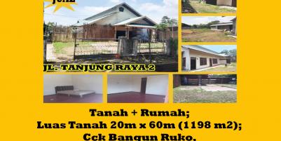 Tanah Dijual Jalan Tanjung Raya 2 Kota Pontianak