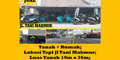 Tanah Jalan Tani Makmur Kota Pontianak Dijual