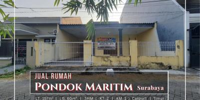 JUAL Rumah Siap Huni di Pondok Maritim Indah Kebraon, Wiyung, Surabaya