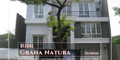 Rumah Baru Mewah Elegance di Graha Natura, Surabaya.