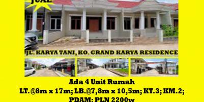 Dijual Rumah Grand Karya Residence Kota Pontianak