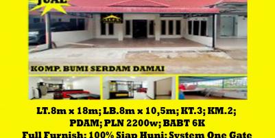 Dijual Rumah Bumi Serdam Damai Kota Pontianak