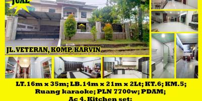 Rumah Jalan Veteran Ko. Karvin Kota Pontianak Dijual