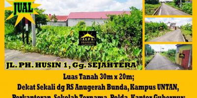 Dijual Tanah Gg. Sejahtera Kota Pontianak