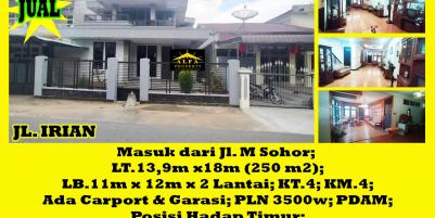 Dijual Rumah Jalan Irian Kota Pontianak