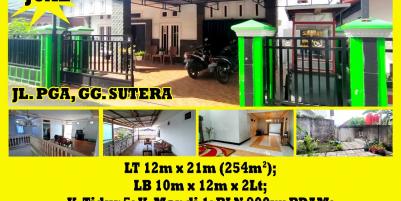 Rumah Jalan PGA Gg. Sutera Kota Pontianak Dijual