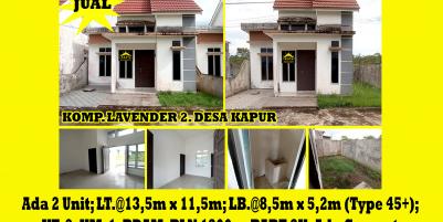 Dijual Rumah Lavender 2 Kota Pontianak