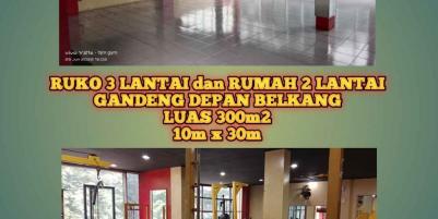 RUMAH DAN RUKO 3 LANTAI SIAP BUAT USAHA