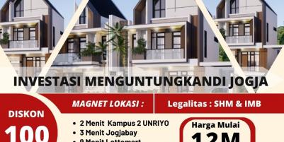 RUMAH MEWAH MAGUWOHARJO DEKAT JOGJABAY UNRIYO UII UPN YKPN AREA PREMIUM SLEMAN JOGJA