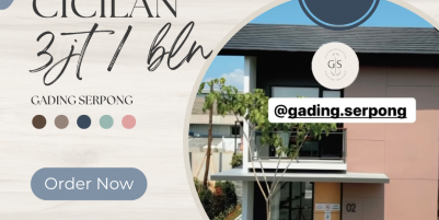 Rumah Murah Di Gading Serpong Harga 400 juta an Cicilan 3 Juta an / bulan Tanpa Dp Dp 0% Free Biaya KPR