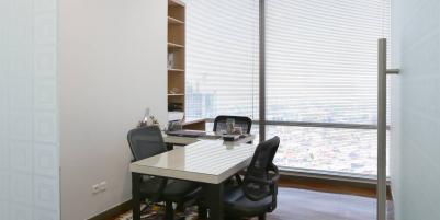 Ruang Kantor Minimalis dan Terjangkau ukr 3 Pax with View