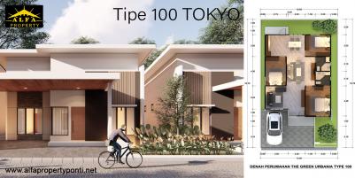 Rumah Type Tokyo, The Green Urbania, Pontianak, Kalimantan Barat