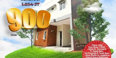 Townhouse 2lantai Beji dekat UI Depok 