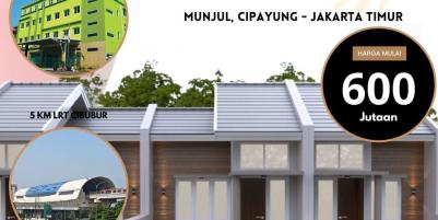 Dijual Rumah Minimalis Modern Di Lingkungan Nyaman & Asri Dekat Jalur Angkot Di Munjul, Cipayung