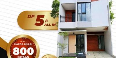 Rumah strategis pinggir jalan raya lokasi Jatiasih Bekasi DP 5 jt 