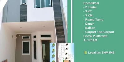 Townhouse minimalis modern Pulo Gadung Jakarta Timur 