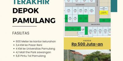 Rumah Minimalis Bojongsari perbatasan Pamulang Depok 