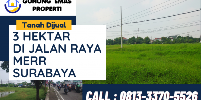 Jual Tanah 3 Hektar di Surabaya Timur