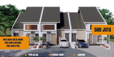 500JUTA 3 UNIT RUMAH 3 KAMAR DI JALAN GODEAN 