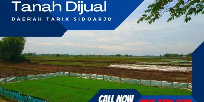 Tanah Dijual di Tarik Sidoarjo Lokasi Strategis