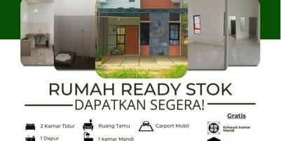 Rumah dijual modern minimalis dalam Perumahan Setu Bekasi 