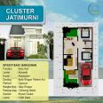 Cluster Jatimurni Pondok Melati Bekasi dekat jalan Raya Hankam 