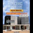 Rumah rooftop Pondok Melati Bekasi dekat Raya Hankam 