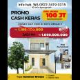 Rumah readystok bonus furnished perumahan pinggir jalan Mustikajaya Bekasi 