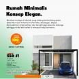 Rumah minimalis konsep elegan Cluster Sawangan Depok