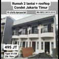 Rumah 2lantai rooftop Condet Jakarta Timur 