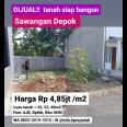 Tanah kavling siap bangun dalam perumahan Syariah Sawangan Depok 