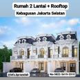 Rumah 2lantai bonus Rooftop dekat KRL Kebagusan Jagakarsa Jakarta Selatan 