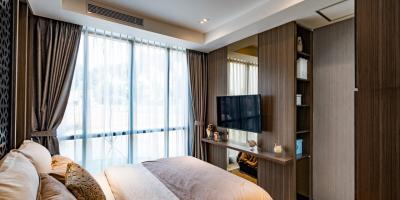 Apartement loft dengan view garden dan infinity pool