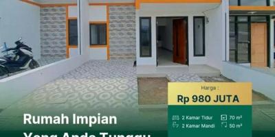 Rumah Cluster 1 lantai Bambu Apus Cipayung Jakarta Timur 