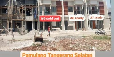 Rumah 2lantai Cluster Amanah tahap 13 Pamulang Tangerang Selatan 