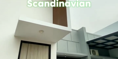 Rumah Cluster desain Scandinavian kota Bekasi dekat Grandwis