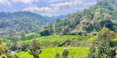 Tanah Udara dingin 3500m² Kota Wisata Kemuning 