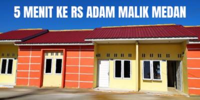 Dijual rumah perumahan subsidi daerah tanjung anom 5 menit ke rs adam malik medan