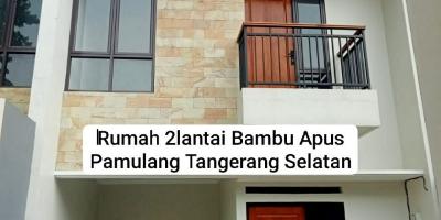 Rumah 2lantai Bambu Apus Pamulang Tangerang Selatan sisa 1 unit lagi 